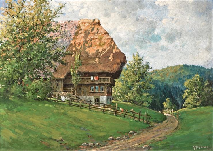 Karl Hauptmann - Sunny Summer Day at the Black Forest.jpg