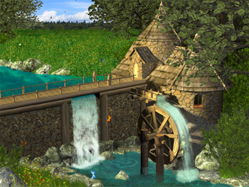 Wygaszacze ekranu - Watermill.jpg